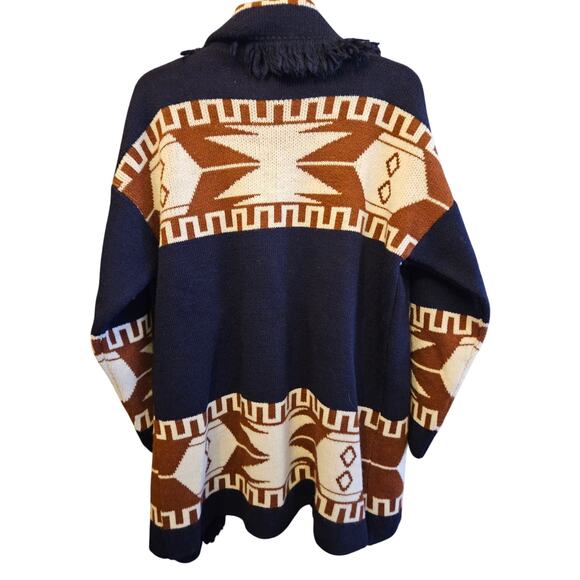 Cocogio ladies Southwestern style shrug open front sweater size small - Picture 2 of 6